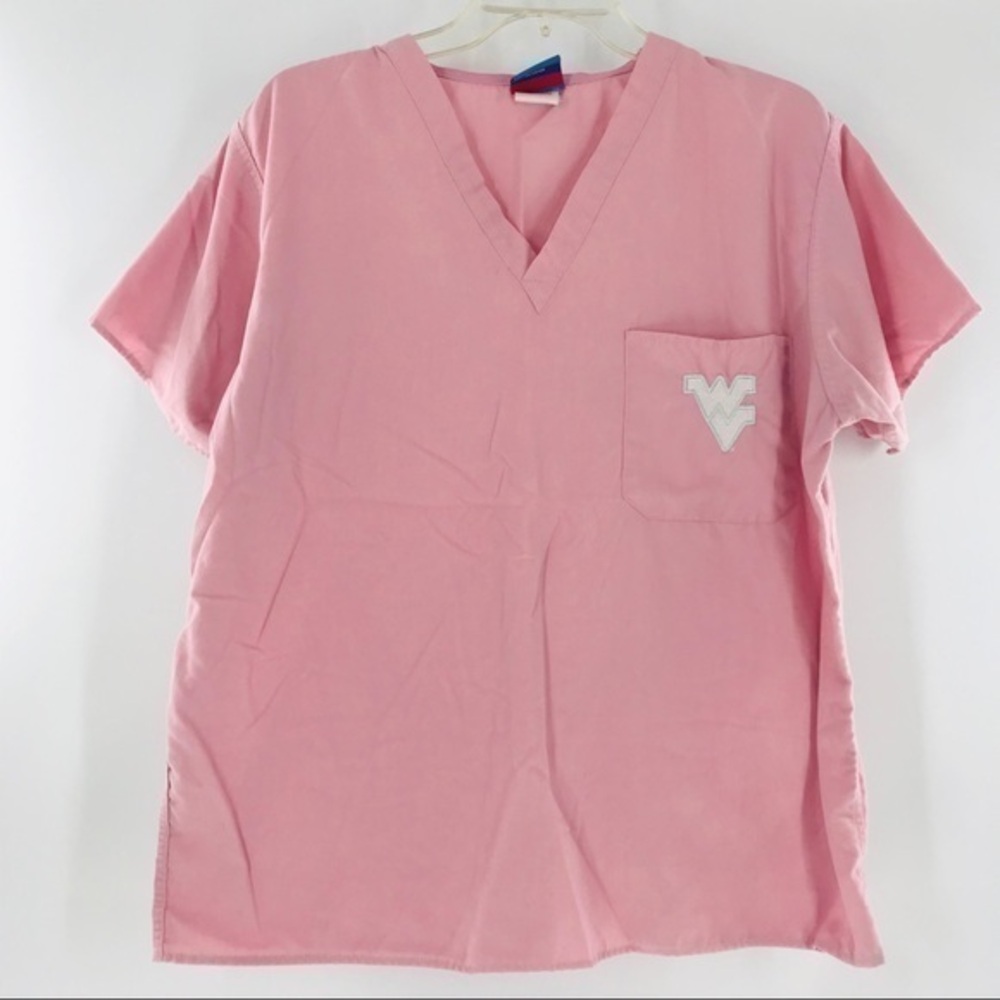 Gel Scrubs Top Short sleeve  Embroidered